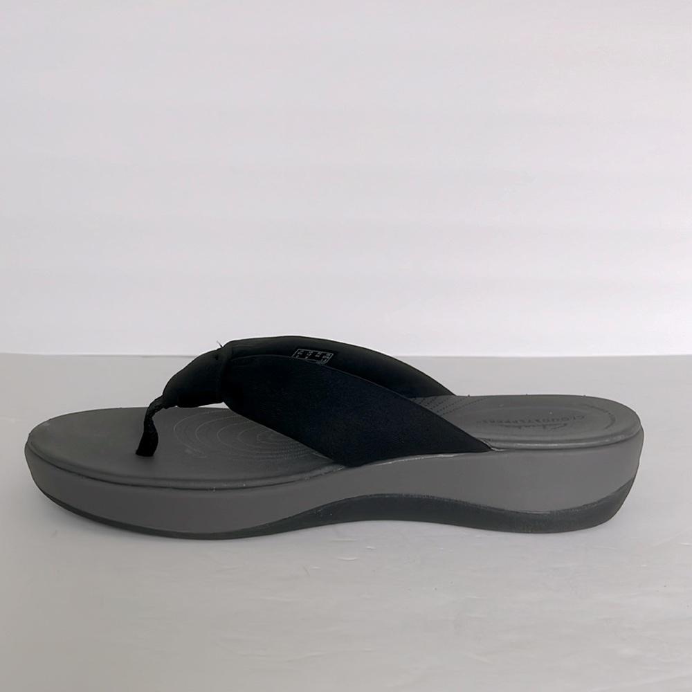 Clarks Women Cloudsteppers Arla Glison Ortholite Sandals Thong Shoes Size 12 New - Picture 6 of 11